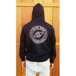 Felpa TwinsBros Surfboards Black- Garzata