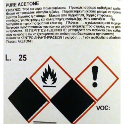 Acetone puro- da 3 € Litro