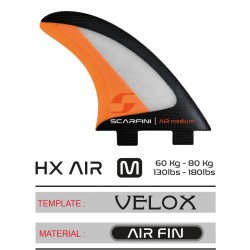 Scarfini Fins HX Air Fins Medium - Thruster FCS