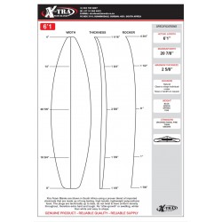 Blanks 6'1''- Xtrafoam