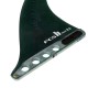 Pinna long FCS2 Whip PG - 9'' fiberglass green