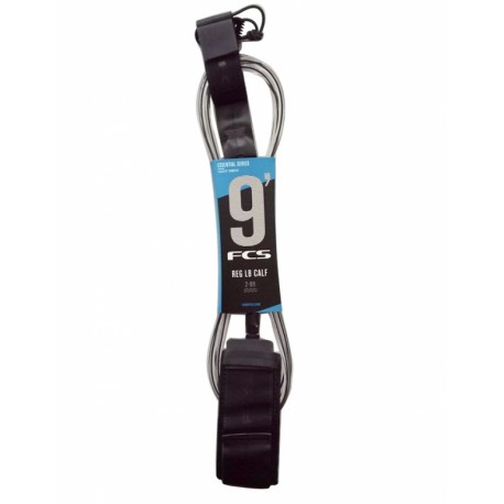 FCS LONGBOARD ESSENTIAL LEASH 9' x 7mm- Caviglia