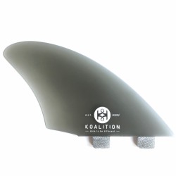 Koalition Fins keel- FCS Fins system K2 fiberglass keel- Smoke