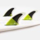 FCS 2 CARVER PC TRI FINS - L