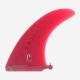 JUST - 9.0" LONGBOARD SINGLE FIN - RED TINT FIBERGLASS