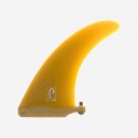 JUST - 7.5" LONGBOARD SINGLE FIN - GOLD TINT FIBERGLASS