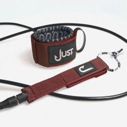 Just- Leash 6' x 7 mm Regular - Amaranto/nero