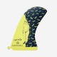  CAPTAIN FIN CO - Longboard Pivot Fin - Evan Rossel 10 "- Giallo