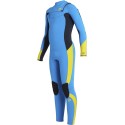 BILLABONG - Furnace ABSOLUTE 3x2 - TG 10 anni - Front zip - Cyan
