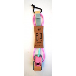 Hurricane leash - 6Ft x 7mm - Rosa/celeste