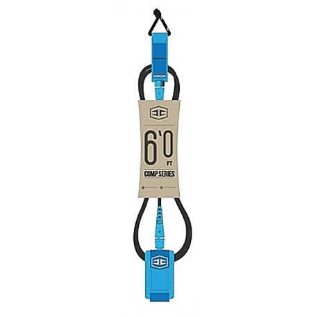 Hurricane leash - 6Ft x 6mm Comp - Black/Blue