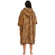 BILLABONG womans HOODIE PONCHO- Animal
