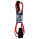 TwinsBros Leash - 10' x 8 mm - rosso