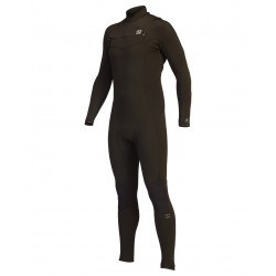 BILLABONG - 4x3 Furnace Absolute -TG XL- front zip- Black Hash