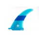 KOALITION 7'5" PINNA LONGBOARD SINGLE FIN - BLU