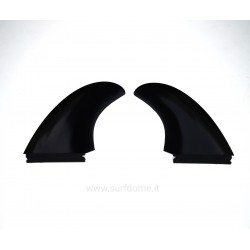 Twin fin glass flex Black- Futures system 