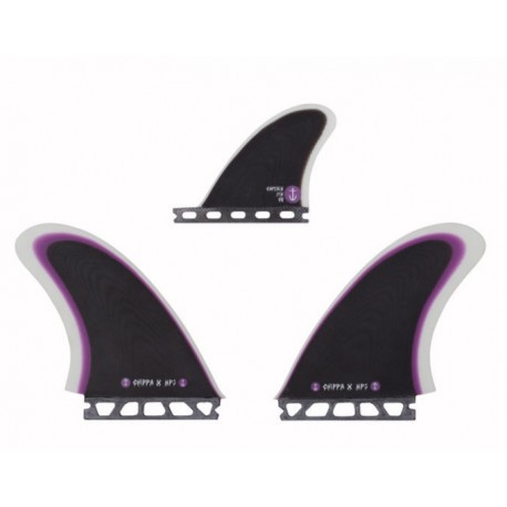 CAPTAIN FIN CO. TWINS CHIPPA WILSON ESPECIAL FIBERGLASS PURPLE