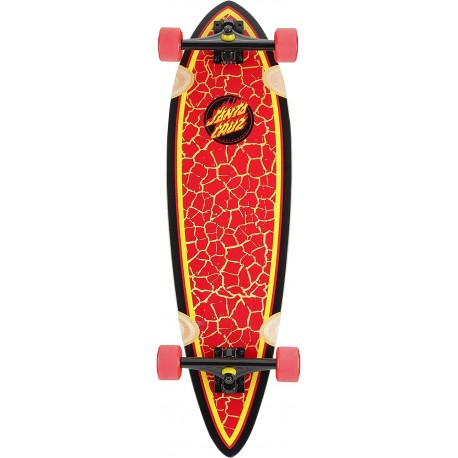 Santa Cruz - Flame Dot 9.2in x 33in Cruzer Pintail