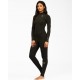 Billabong 4x3 -Tg 10 - Synergy Chest Zip- WILD Black 