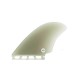 Koalition Fins Keel Quad Modern Futures- fiberglass SMOKE