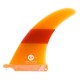 KOALITION 7'5" PINNA LONGBOARD SINGLE FIN ORANGE ORANGE