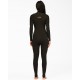Billabong 4x3 -Tg 6 - Synergy Chest Zip- WILD Black 