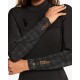 Billabong 4x3 -Tg 6 - Synergy Chest Zip- WILD Black 