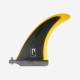 JUST - 7.0" LONGBOARD SINGLE FIN - SMOKE TO GOLD- TINT FIBERGLASS