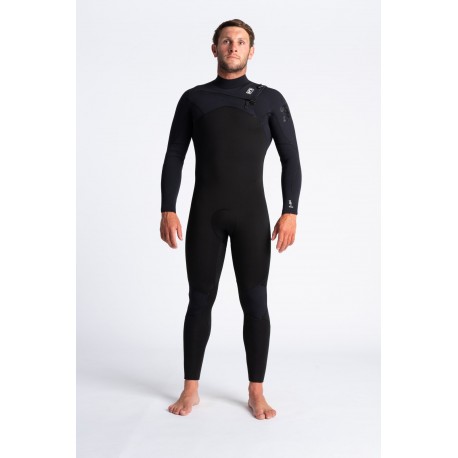C- skins -Session - 4x3 MENS CHEST ZIP -Tg MS- Black