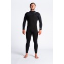C- skins -Session - 4x3 MENS CHEST ZIP -Tg LS- Black
