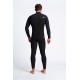 C- skins -Session - 4x3 MENS CHEST ZIP -Tg MS- Black