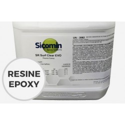Resina Epossidica SR Surf Clear EVO 2 - Sicomin - 1 Kg (resina+catalizzatore medio)
