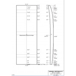 EPS SUP Blanks 8'1'' x 33 7/16'' x 5 1/8'' Stringerless