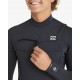 BILLABONG - 4x3 -TG M - 4/3mm- Absolute Natural - front zip- Black