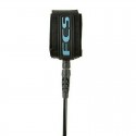 FCS 6' REGULAR CLASSIC LEASH- Black Blu