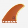 Captain fin - Twin fins - CF Fiberglass Sunset Orange - Futures