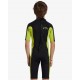 BILLABONG- 2x2 mm -Foil back zip - 8 anni - FLURO LIME