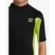 BILLABONG- 2x2 mm -Foil back zip - 10 anni - FLURO LIME