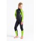 C-Skins KIDS ELEMENT 3:2 STEAMER WETSUIT- Tg JS (6/7 anni)-Yellow