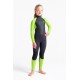 C-Skins KIDS ELEMENT 3:2 STEAMER WETSUIT- Tg JS (6/7 anni)-Yellow