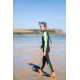 C-Skins KIDS ELEMENT 3:2 STEAMER WETSUIT- Tg JS (6/7 anni)-Yellow