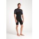 C-skins - NUWAVE SESSION LITE 2:2 MENS CHEST ZIP SHORTI- Tg M