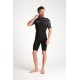 C-skins - NUWAVE SESSION LITE 2:2 MENS CHEST ZIP SHORTI- Tg M