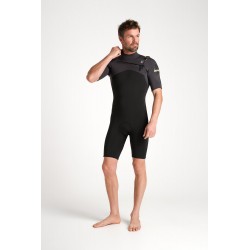 C-skins - NUWAVE SESSION LITE 2:2 MENS CHEST ZIP SHORTI- Tg M