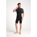 C-skins - NUWAVE SESSION LITE 2:2 MENS CHEST ZIP SHORTI- Tg S