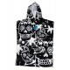 Creatures of Leasure- HOODIE PONCHO- Boys White/Black