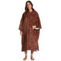 BILLABONG womans HOODIE PONCHO- Spotted