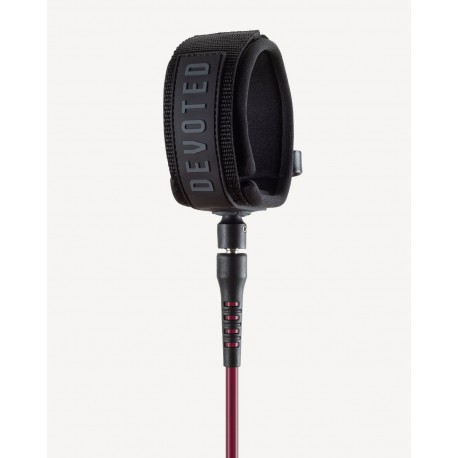 Devoted- Core Series Pro Leash - 6Ft x 7mm - Bordò/black