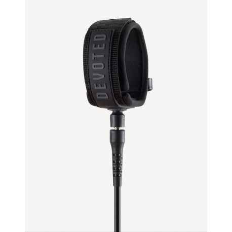 Devoted- Core Series Pro Leash - 6Ft x 7mm - Black