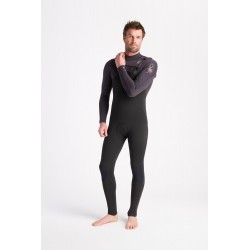 C- skins -Session - 5x4x3 MENS CHEST ZIP -Tg S- BLACK/METEOR X/RUST 